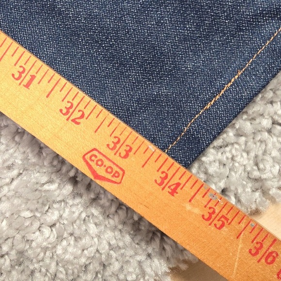 WRANGLER Cowboy Cut Jeans 38X34 Mens Rigid Indigo Bootcut Pro Rodeo Original Fit - Picture 10 of 12